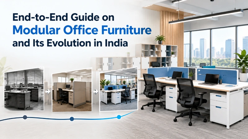 End-to-End Guide on Modular Office Furniture and Its Evolution in India