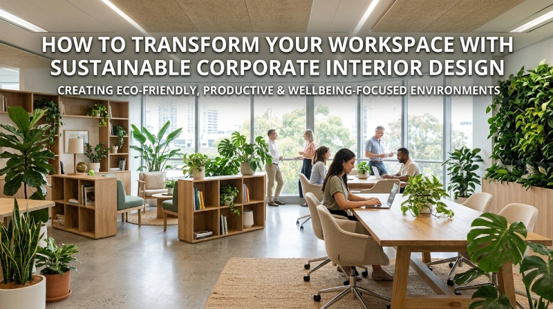 How to Transform Your Workspace With Sustainable Corporate Interior Design