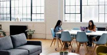 A lounge area in the office is an off-duty space to foster employee connections