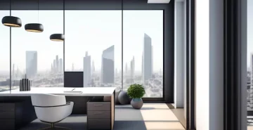 Modern office cabin design